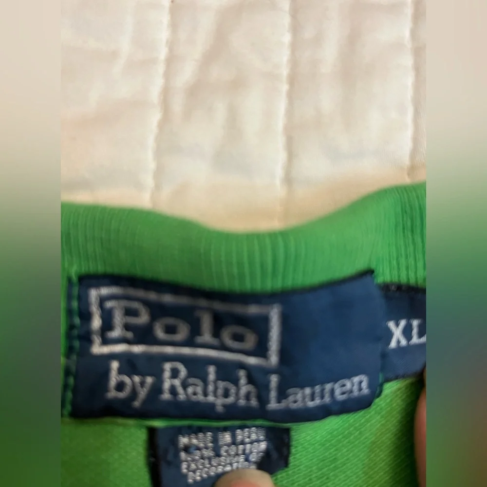 Ralph Lauren green polo shirt
